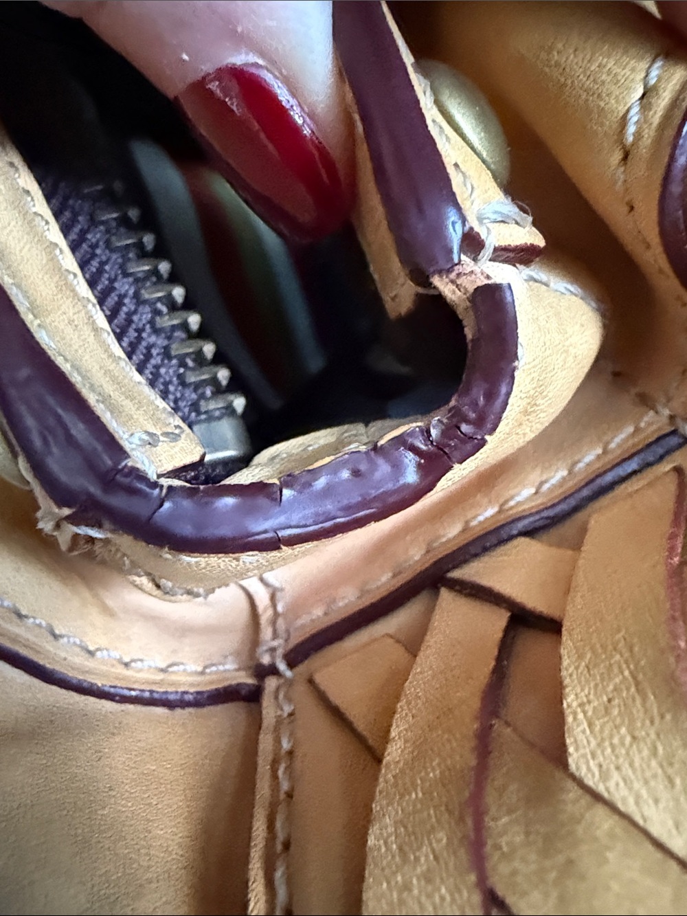 Vintage Y2K Coach 11977 Thompson Vachetta studded whipstitch bag - Picture 16 of 16